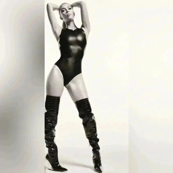 LUCITE 100 WEDGE BOOT Croc Print Brand New Size 7 - Picture 3 of 17